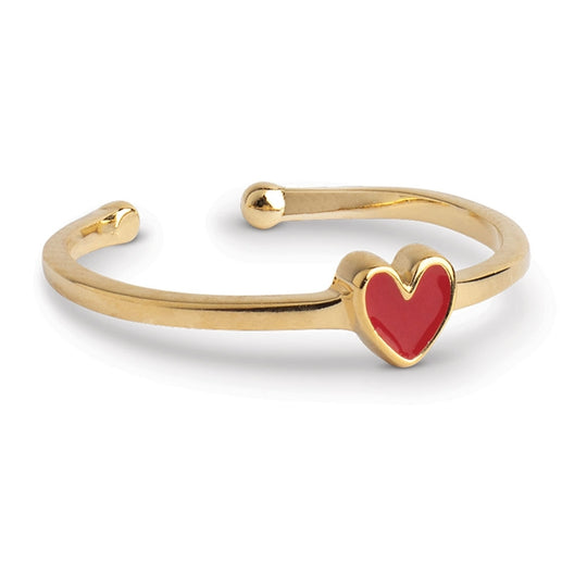Enamel Amore Ring / Red