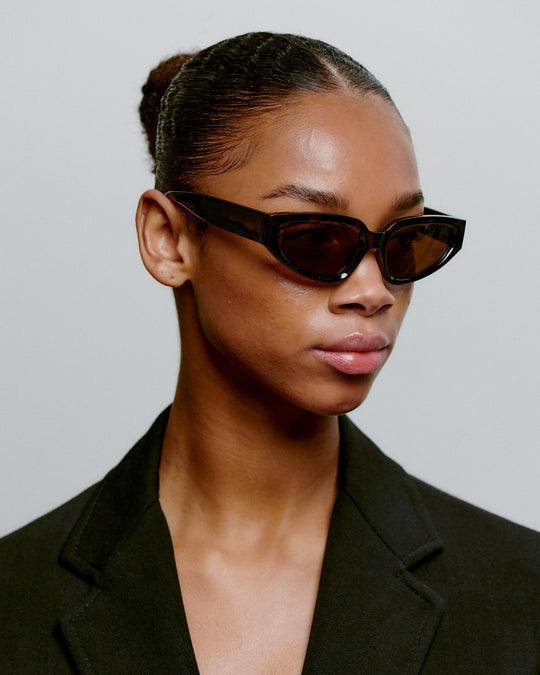 A. Kjærbede Ella Solbrille / Demi Tortoise