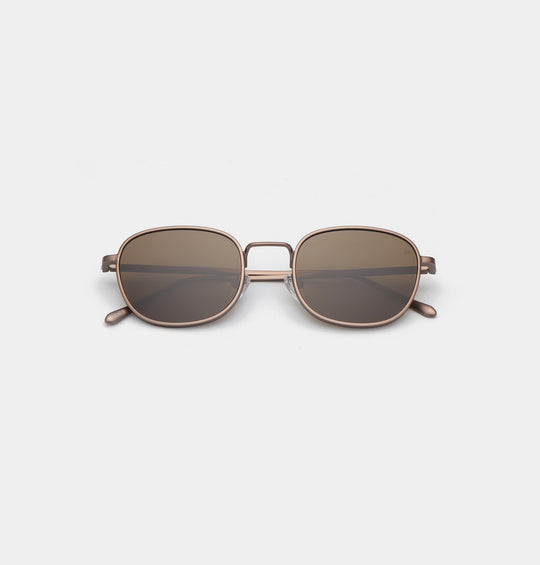 A. Kjærbede Hello Solbrille / Matte Brown