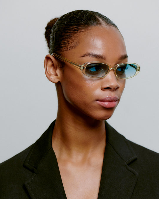 A. Kjærbede Macy Solbrille / Ecru Transparent