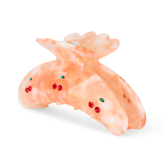 Sui Ava Cherry Up Big Clip / Peach