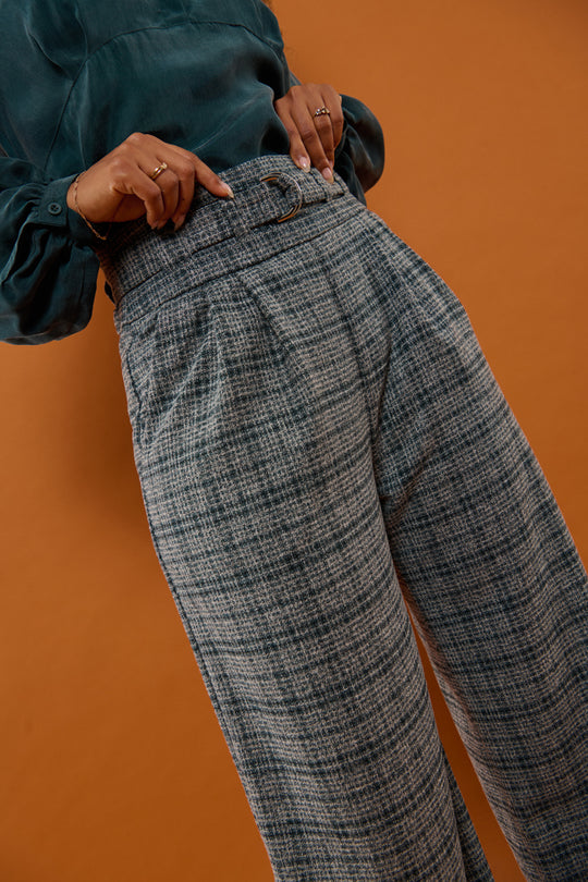 Froks Julie Bukser / Forest & Snow checkered