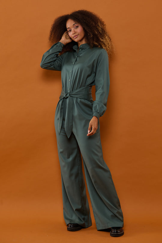 Froks Carla Sleeve Long Body Dragt / Sedona sage wool