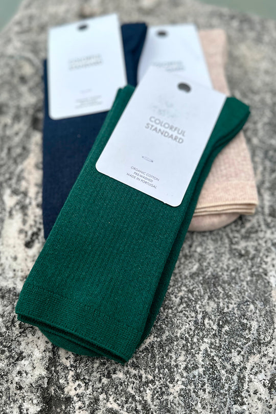 Colorful Standard Classic Organic Strømper / Emerald Green