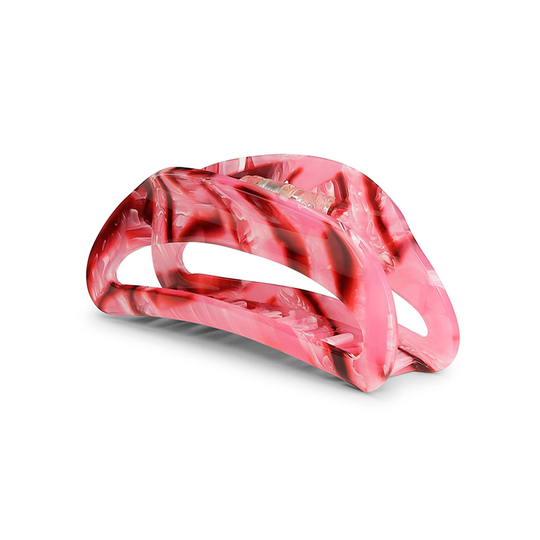 Sui Ava Theresa Pink Marble Big Clip / Pink Cosmos