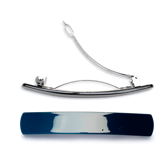 Sui Ava Classic Hair Clip / Midnight blue