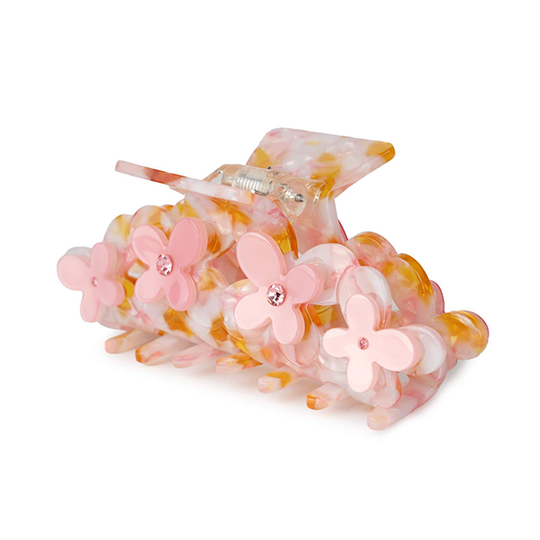 Sui Ava Pretty Blossom Middle Clip / Rose