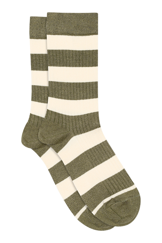 Mp Signe Strømper #77745 / Deep licheen green #193