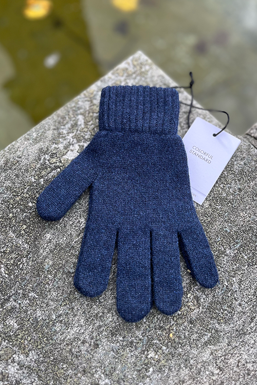 Colorful Standard Merino Wool Handsker / Marine blue