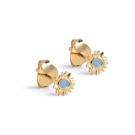 Enamel Mini Sunshine Ørestikker / Steel blue