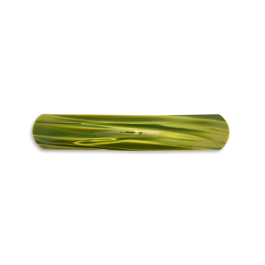 Sui Ava Curved Peppermint Pop Clip / Spinach green