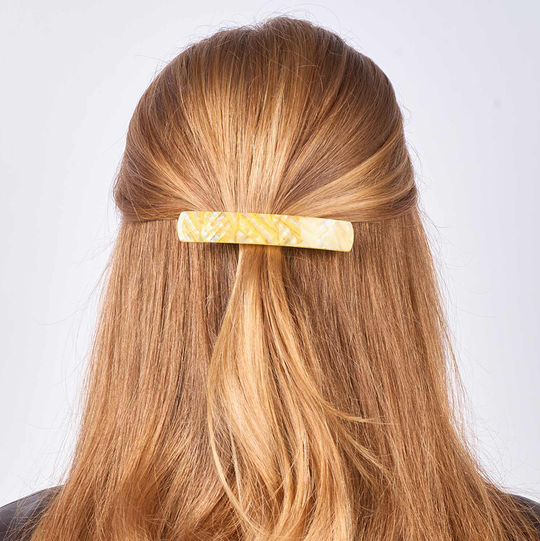 Sui Ava Classic Fresh Hair Clip / Yellow