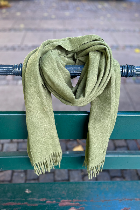 Manzini Classic Tørklæde / Oliven #8089