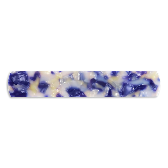 Sui Ava Valeria Hair Clip / Blue & Off white