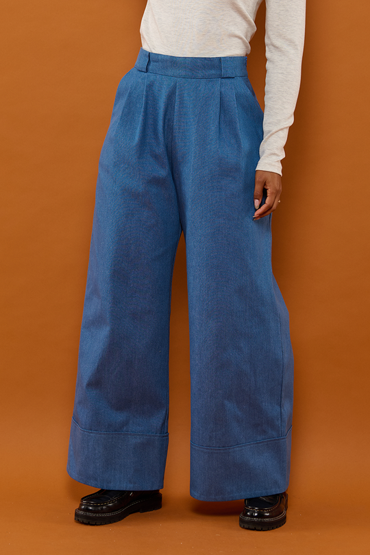 Second Arrival Flora Bukser / Blue ocean denim