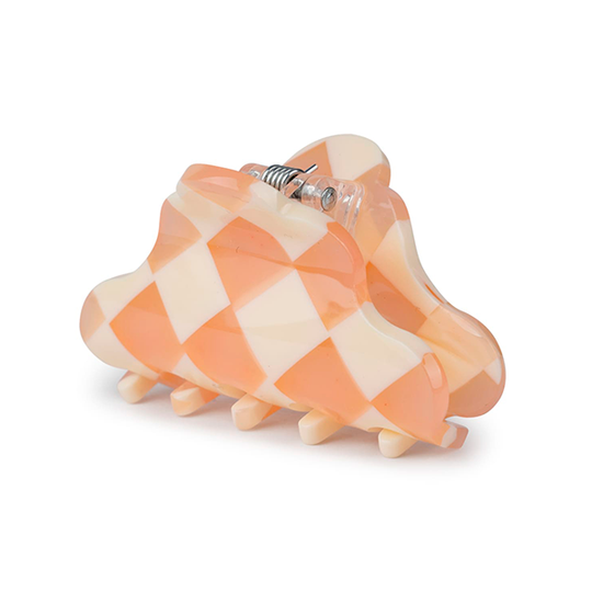Sui Ava Lene Checkered Mini Clip / Peach