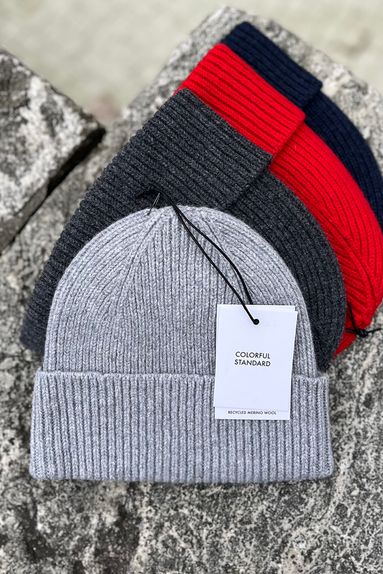 Colorful Standard Merino Wool Beanie / Heather grey