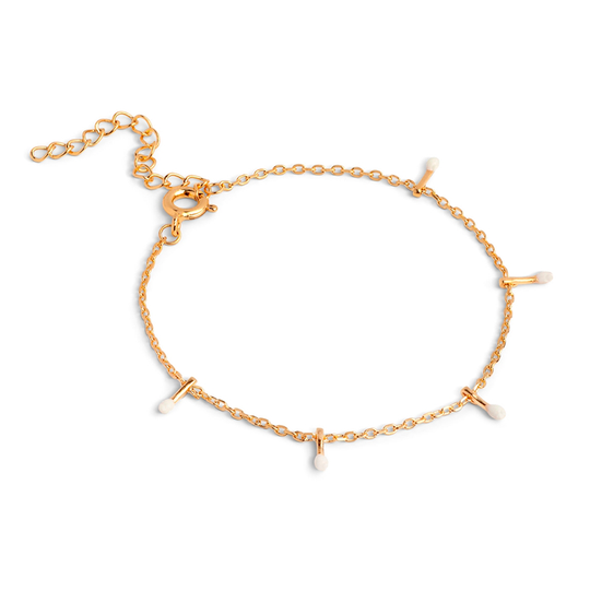 Enamel Lola Drop Armbånd / Daisy