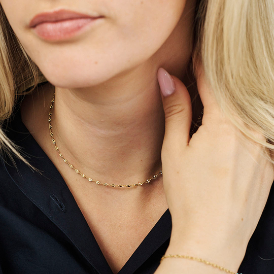 Studio Z. Aurelia Halskæde / Forgyldt