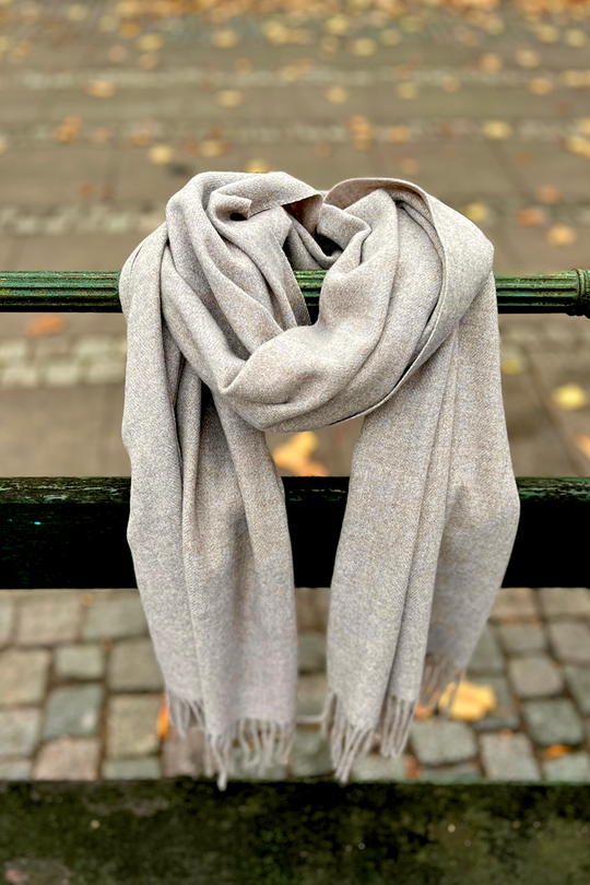 Manzini Classic Tørklæde / Beige #8015