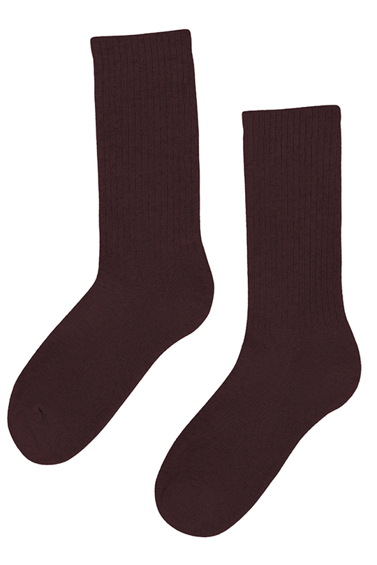 Colorful Standard Organic Active Strømper / Oxblood red