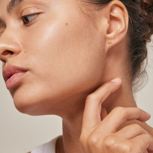 Enamel Rio Mini Ørestikker / Forgyldt