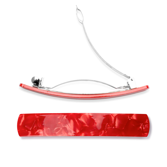 Sui Ava Matcha Addict Hair Clip / Red Lips