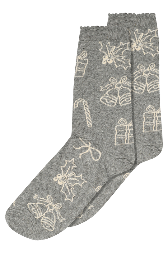 Mp Noel Strømper #79711 / Grey Melange #491