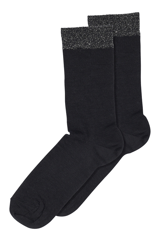 Mp Wool & Silk strømper #79613 / Black #8