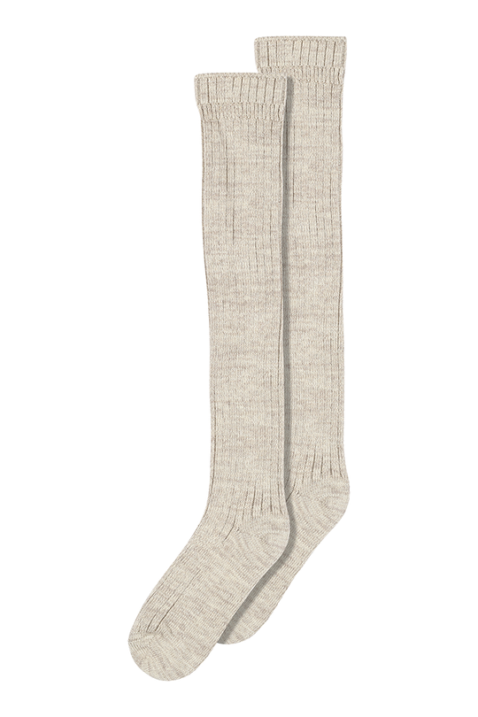 Mp Megan Knæstrømper #69508 / Light Brown Melange #489