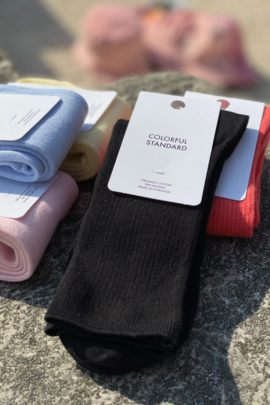 Colorful Standard Classic Organic Strømper / Deep Black