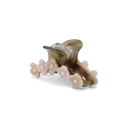 Sui Ava Bright Flower Mini Clip / Green