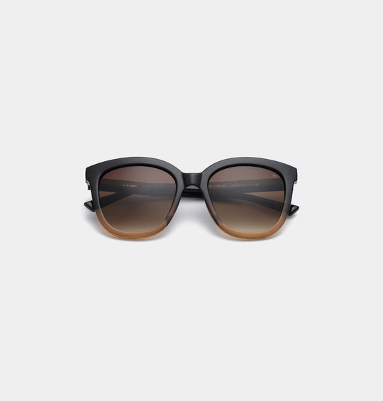 A. Kjærbede Billy Solbrille / Black & Brown Transparent