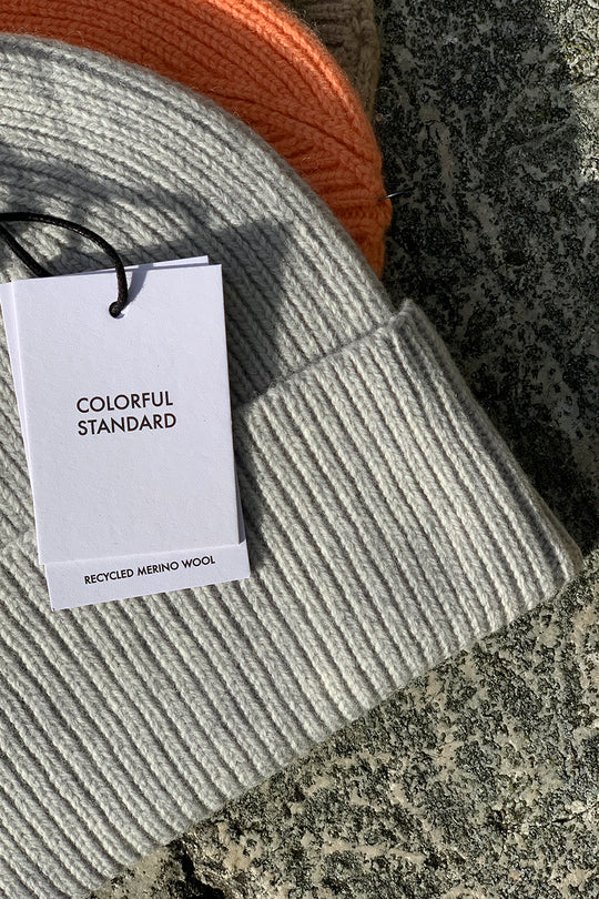 Colorful Standard Merino Wool Beanie / Limestone grey