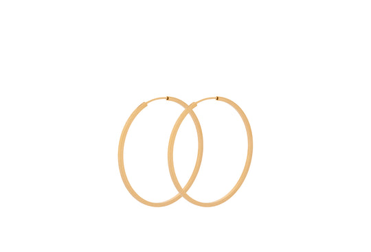 Pernille Corydon Small Orbit Hoops / Forgyldt