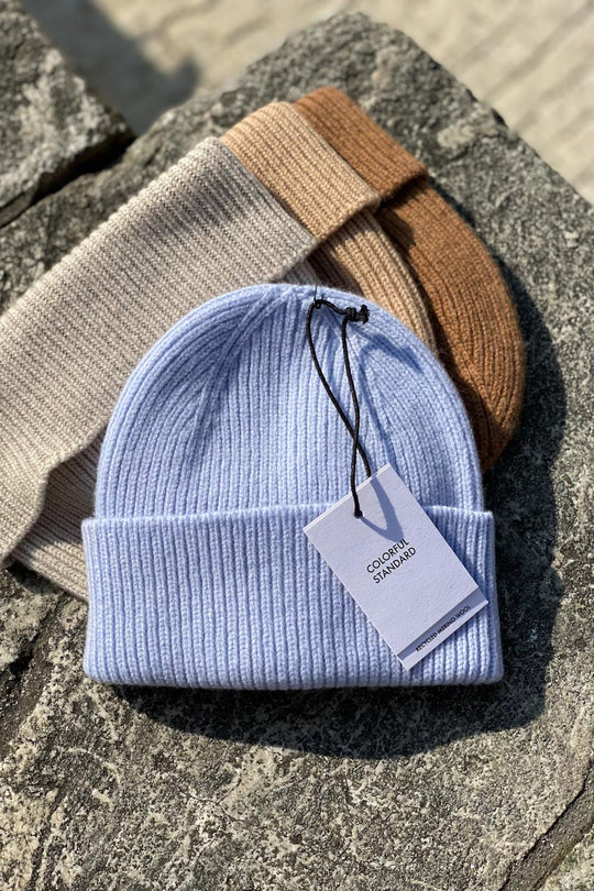 Colorful Standard Merino Wool Beanie / Polar blue