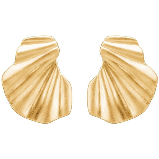 Enamel Wave Ørestikker / Forgyldt
